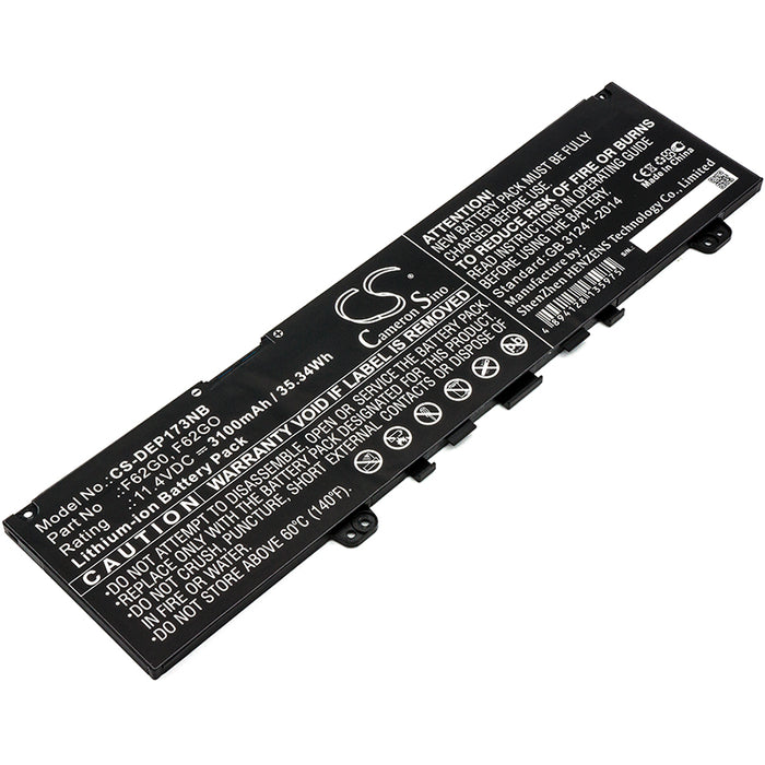 Dell Ins 13-5370-D1305P Ins 13-5370-D1505S Ins 13- Replacement Battery-main