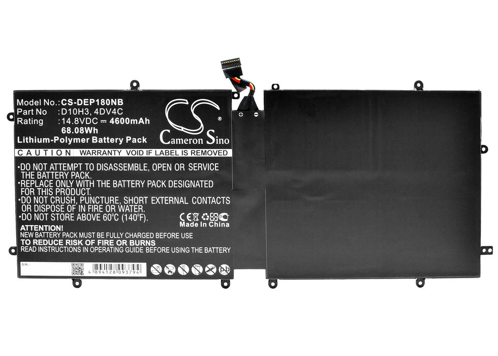 Dell Dell XPS 18 1810 Dell XPS 18 1820 XPS 18 XPS 18 1810 XPS 18 1820 XPS 18 Tablet XPS 1810 Tablet XPS 18-181 Laptop and Notebook Replacement Battery-5
