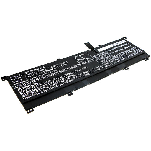 Dell Precision 5530 2-in-1 XPS 15 2-in-1 XPS 15 95 Replacement Battery-main