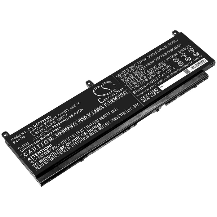 Dell Precision 7550 Replacement Battery-main