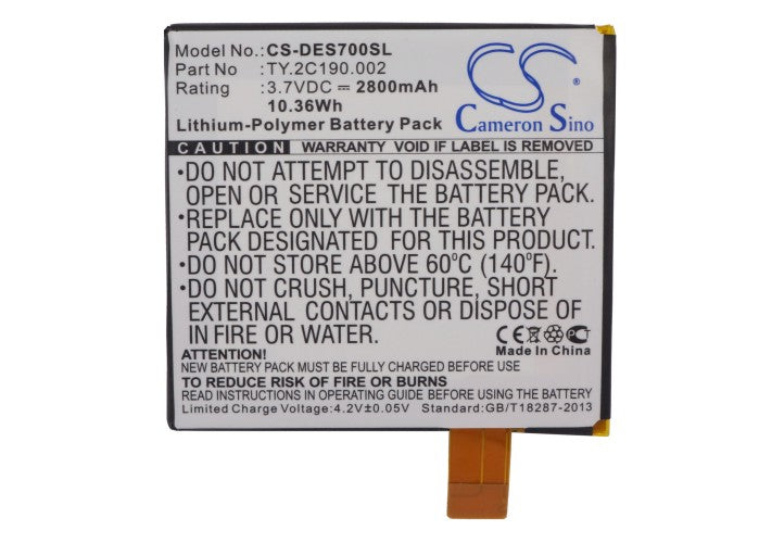 Dell Looking Glass Opus One Streak 7 Tablet Replacement Battery-5