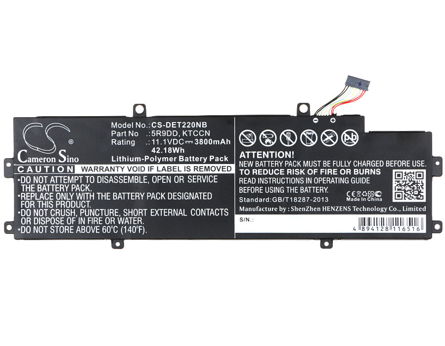 Dell Chromebook 11 Chromebook 11 (3120) Chromebook 11 (3120) 2015 Chromebook 11 (3120) Ultrabook Chromebook 11 Laptop and Notebook Replacement Battery-5