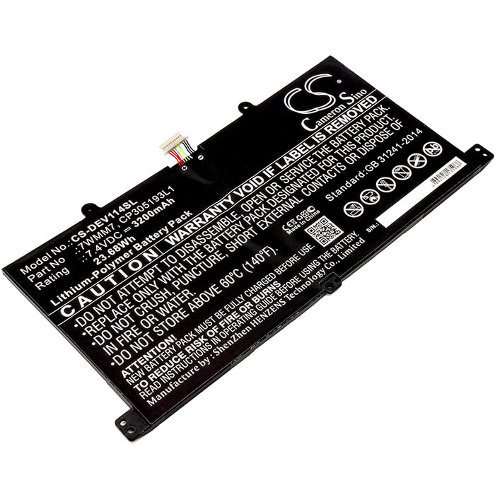 Dell CFC6C D1R74 Venue 11 Pro Keyboard Dock Replacement Battery-main