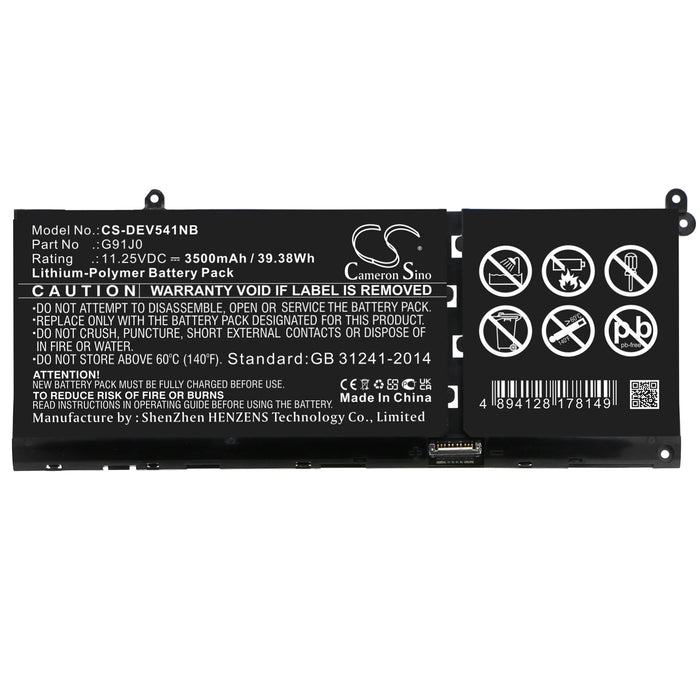 Dell inspiron 5415 inspiron 5418 inspiron 5515 inspiron 5518 inspiron 7415 Latitude 3320 Latitude 3420 Latitud Laptop and Notebook Replacement Battery