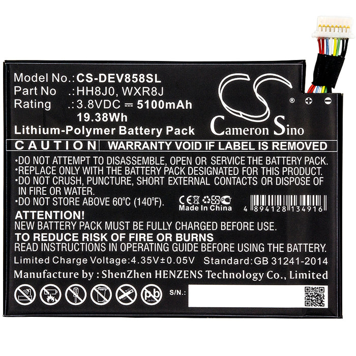 Dell Venue 8 Pro 5855 Tablet Replacement Battery-3