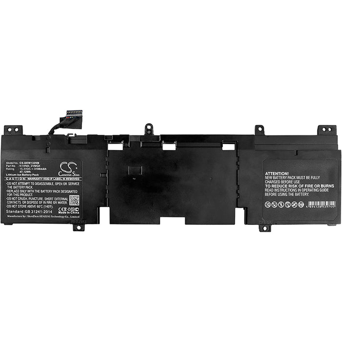 Dell Alienware 13 R2 Alienware 13 R2 13.3in AW13R2-1678SLV Laptop and Notebook Replacement Battery-3