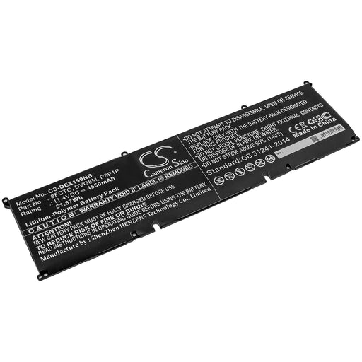 Dell XPS 15 9500 XPS 15-9500-R1505S XPS 15-9500-R1 Replacement Battery-main