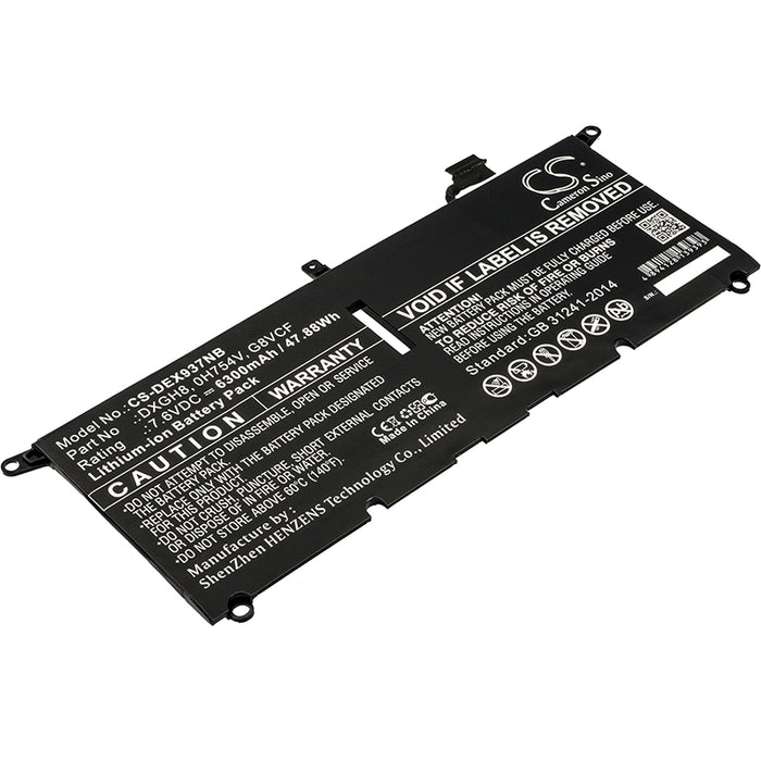 Dell XPS 13 2018 XPS 13 9370 XPS 13 9370 FHD i5 XP Replacement Battery-main