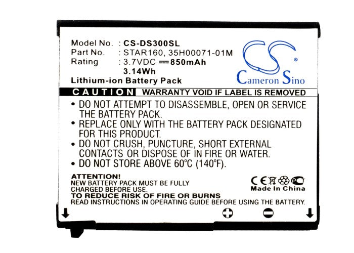 Qtek 8500 8500 Pink Mobile Phone Replacement Battery-5