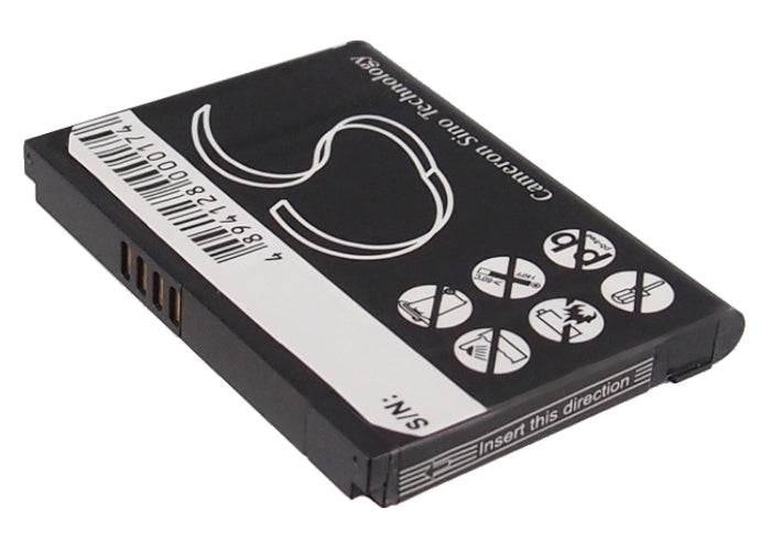 O2 Xda Exec Battery O2 XDA Nova 1100mAh Replacement Battery: BatteryClerk.com Mobile Phone