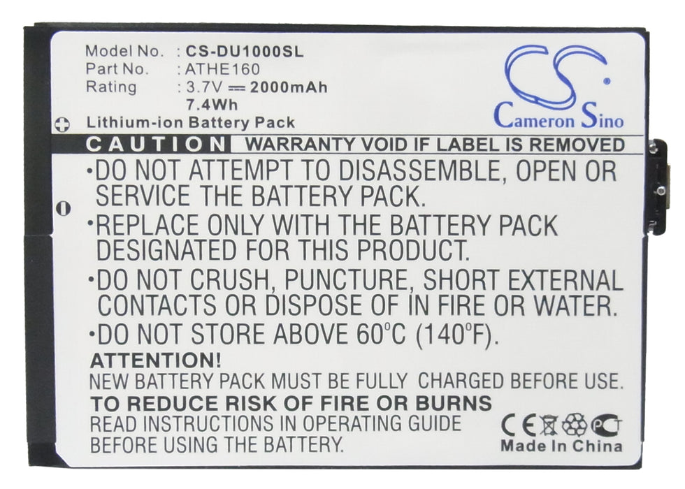 Dopod U1000 Mobile Phone Replacement Battery-5