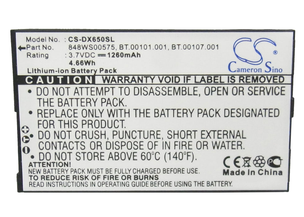 Acer Tempo DX650 Mobile Phone Replacement Battery-5