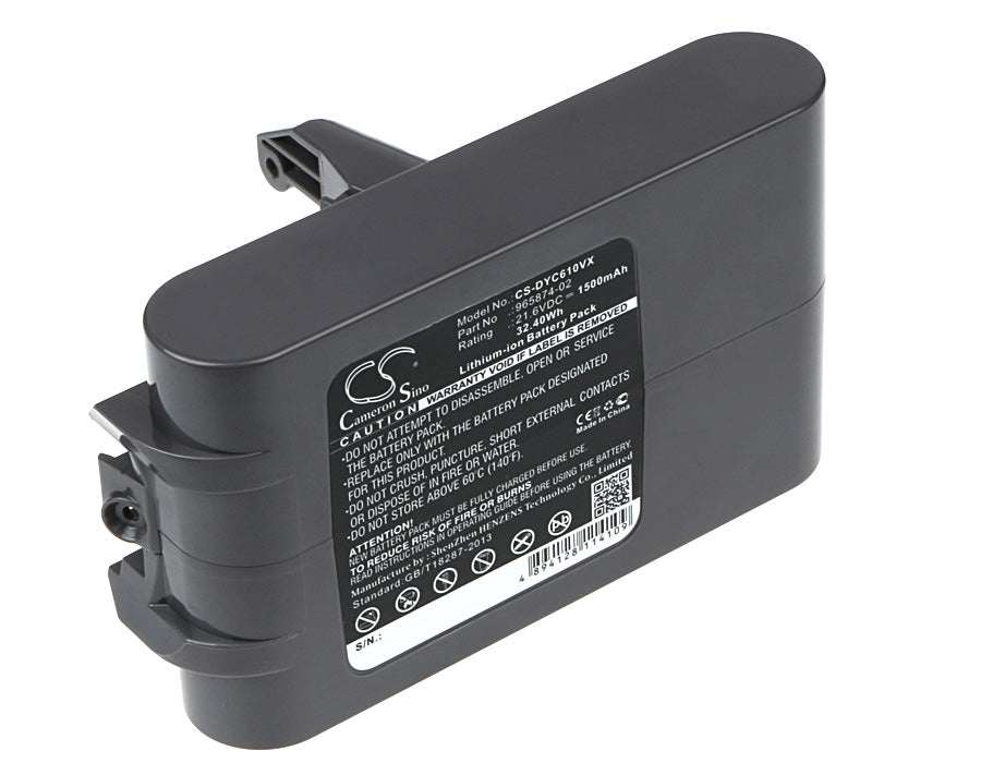 Dyson Absolute DC58 DC61 DC62 DC62 Animal DC72 DC74 Animal SV03 SV03 Animal Pro SV04 SV05 SV05 Absolute SV06 SV06 F 1500mAh Vacuum Replacement Battery-3