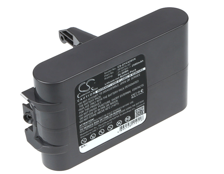Dyson Absolute DC58 DC61 DC62 DC62 Animal DC72 DC74 Animal SV03 SV03 Animal Pro SV04 SV05 SV05 Absolute SV06 SV06 F 2500mAh Vacuum Replacement Battery-4
