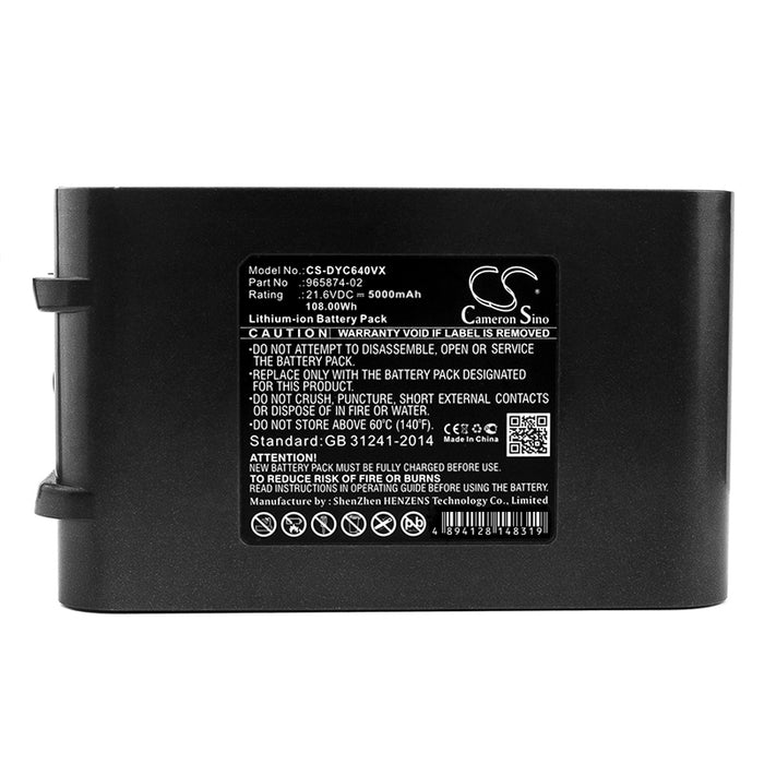 Dyson Absolute DC58 DC61 DC62 DC62 Animal DC72 DC74 Animal SV03 SV03 Animal Pro SV04 SV05 SV05 Absolute SV06 SV06 F 5000mAh Vacuum Replacement Battery-5