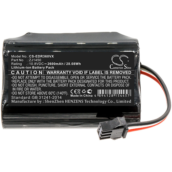 Ecovacs D36A D36B D36C D36E DA60 DA611 DB35 TCR360 2600mAh Vacuum Replacement Battery-3