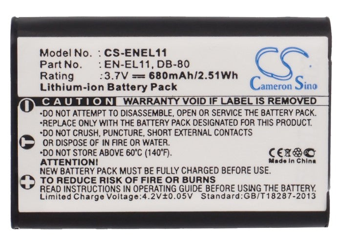 Ricoh Ricoh R50 Camera Replacement Battery-5