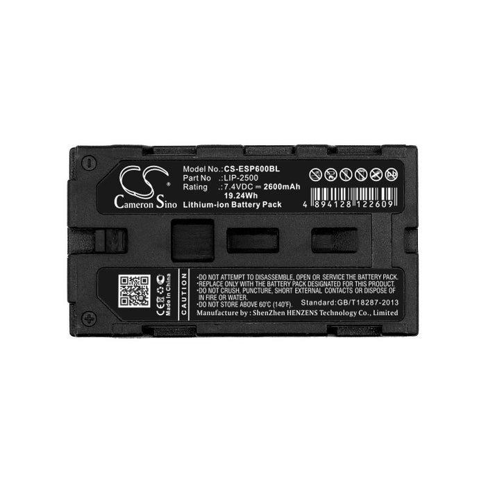 Epson EHT-400 EHT-400C M196D Mobilink TM-P60 TMP60 TMP60 Mobile Printers TMP80 TMP80 Mobile Printers 2600mAh Printer Replacement Battery-3
