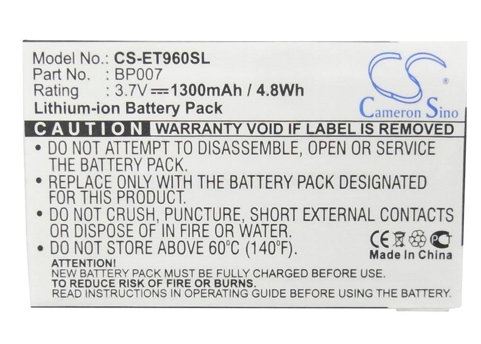 Lenovo ET960 Mobile Phone Replacement Battery-5