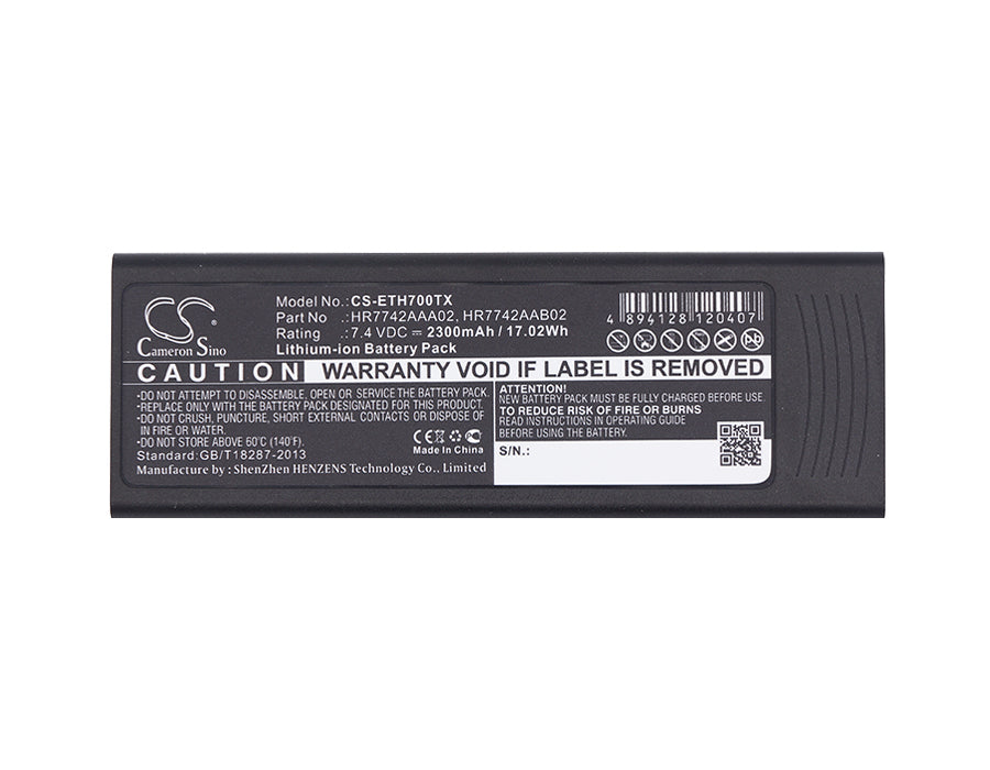 Eads P3G TPH700 2300mAh Two Way Radio Replacement Battery-5