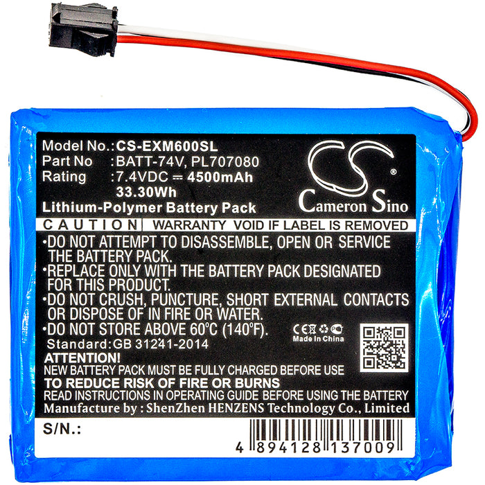 Extech MS6000 MS6000 Oscilloscopes Ms6060 Ms6100 M Replacement Battery-3