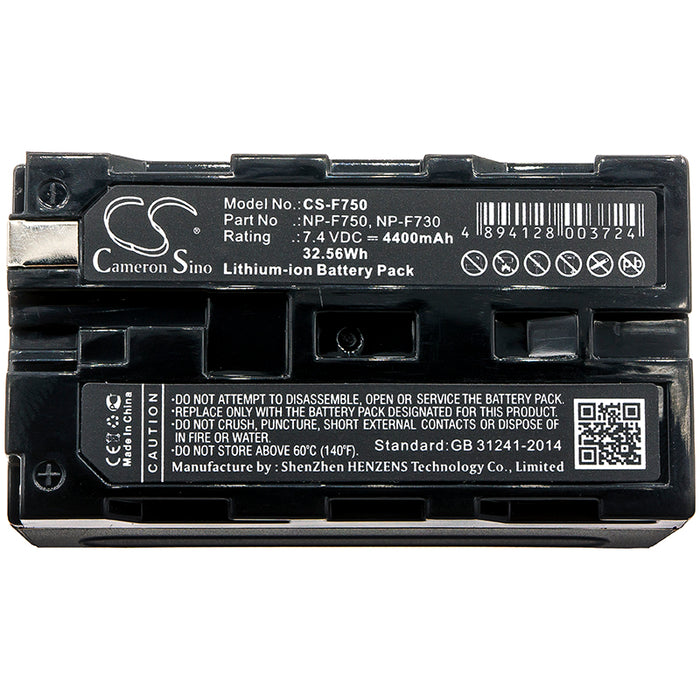 Feelworld Monitor 4400mAh DVD Player Replacement Battery-3
