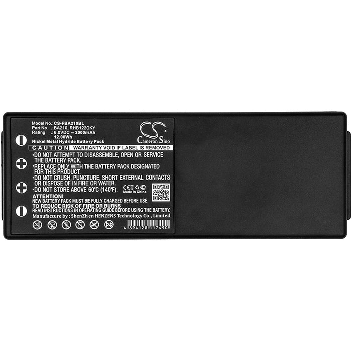 Liebherr Funkst 2000mAh Black Remote Control Replacement Battery-3