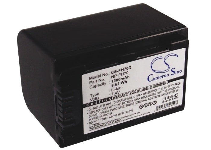 Sony CR-HC51E DCR-30 DCR-DVD103 DCR-DVD105 1300mAh Replacement Battery-main
