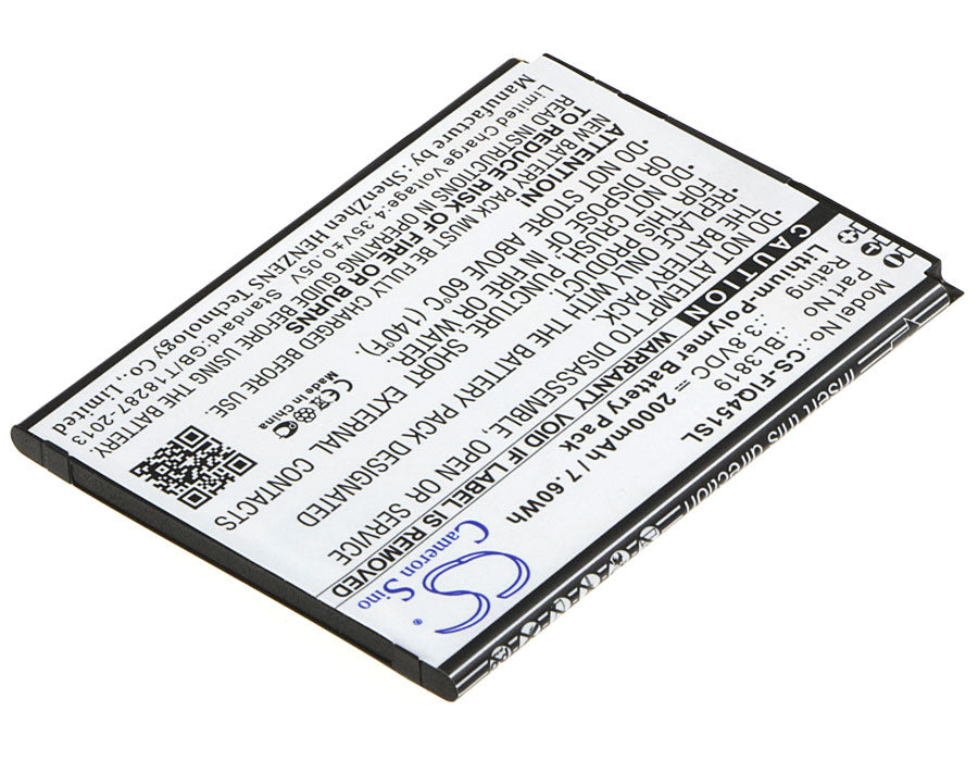 FLY IQ4514 IQ4514 Quad EVO Tech 4 Mobile Phone Replacement Battery-2
