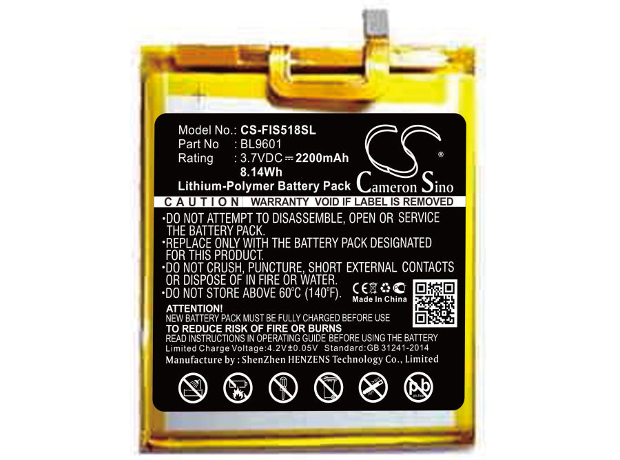 FLY Cirrus 13 FS518 Replacement Battery-main