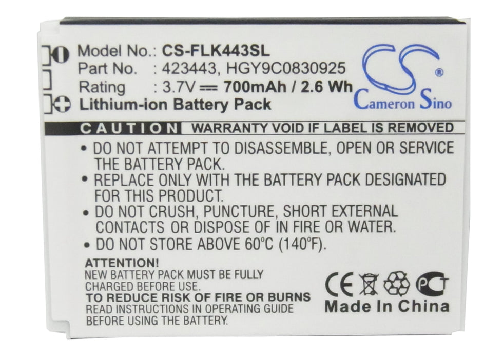 Foxlink 423443 Headphone Replacement Battery-5