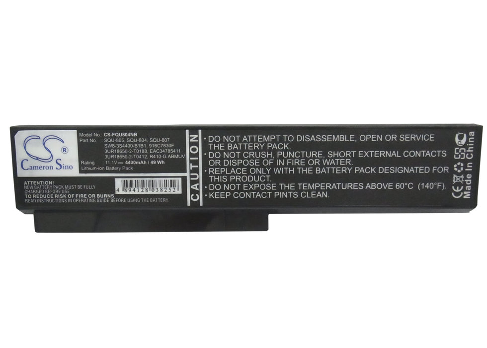 Quanta DW8 EAA-89 SW8 TW8 4400mAh Black Laptop and Notebook Replacement Battery-5