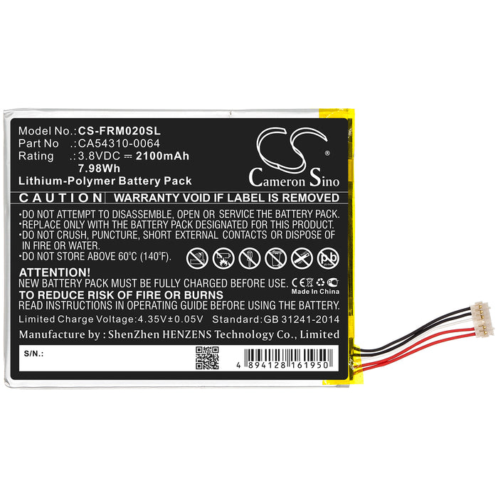 Fujitsu Arrows M02 F-01H RM02 Replacement Battery:
