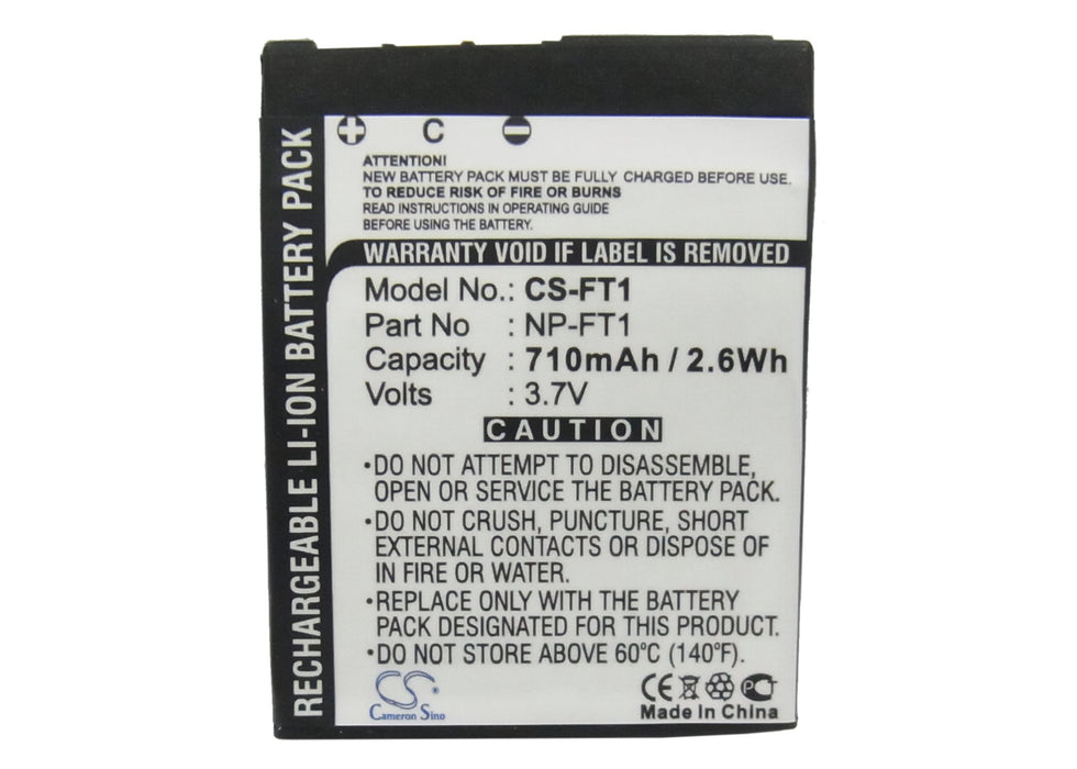Sony Cyber-shot DSC-L1 Cyber-shot DSC-L1 B Cyber-shot DSC-L1 L Cyber-shot DSC-L1 LJ Cyber-shot DSC-L1 R Cyber-shot DSC-L1 S Camera Replacement Battery-5