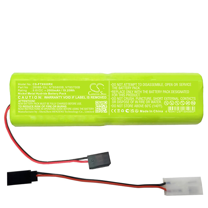 FUTABA 6NFK 6NPK 6VA 7C 7NFK 8NFK 8U 9C NT8IB NT8S T6DA Remote Control Replacement Battery