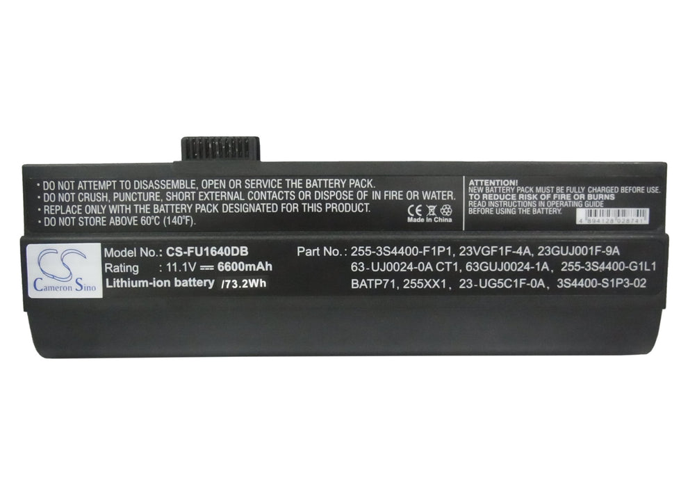 Gericom BlockBuster Excellent 1340 BlockBuster Excellent 1480 BlockBuster Excellent 3000 BlockBuster E 6600mAh Laptop and Notebook Replacement Battery-5