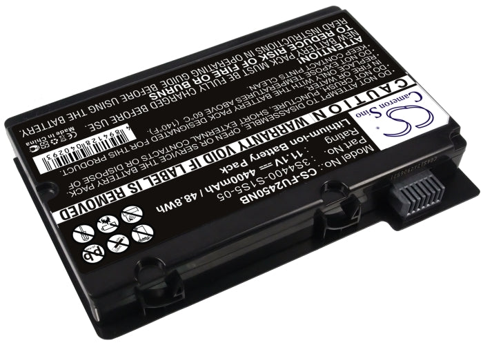 Uniwill P55IM P75IM0 4400mAh Black Laptop and Notebook Replacement Battery-2