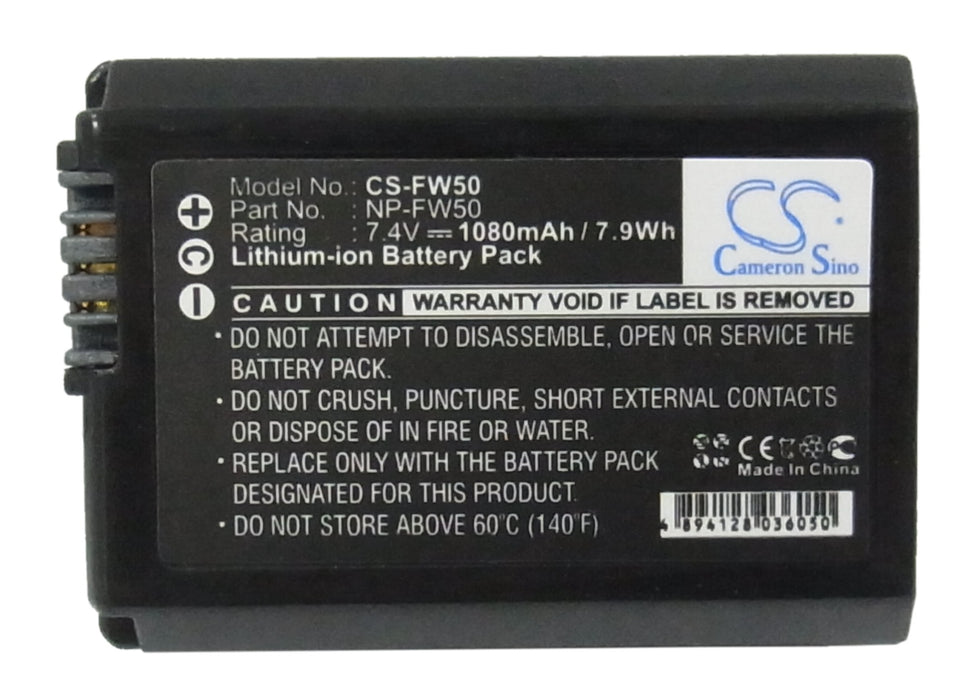 Sony DLSR A55 SLT-A35B Alpha 33 Alpha 5000 Alpha 5100 Alpha 55 Alpha 55V Alpha 6 Alpha 7 Alpha A6300 Alpha A7 II Alpha SLT- Camera Replacement Battery-5