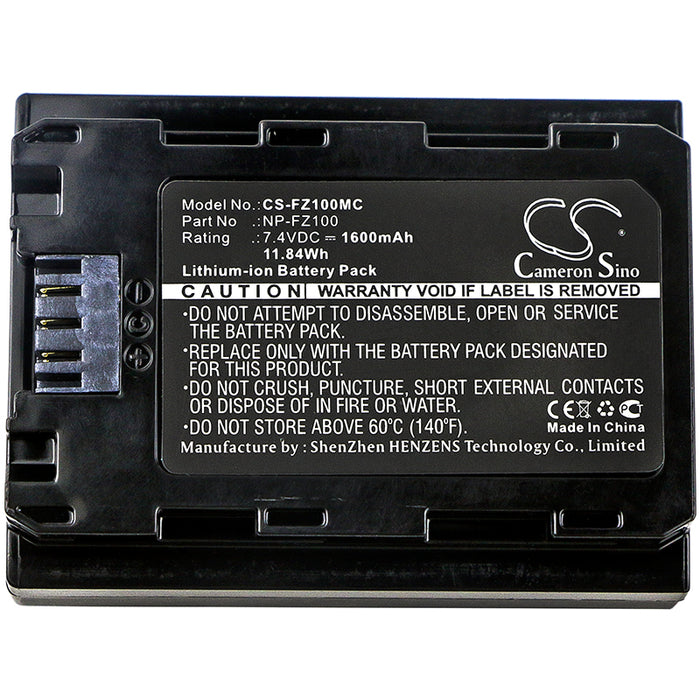 Sony A7 Mark 3 A7R Mark 3 Alpha a7 III Alpha a7R III Alpha A9 ILCE-7M3 ILCE-7M3K ILCE-7RM3 1600mAh Camera Replacement Battery-3