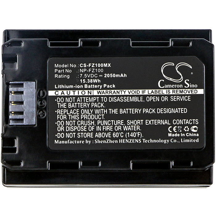 Sony A7 Mark 3 A7R Mark 3 Alpha a7 III Alpha a7R III Alpha A9 ILCE-7M3 ILCE-7M3K ILCE-7RM3 2050mAh Camera Replacement Battery-3