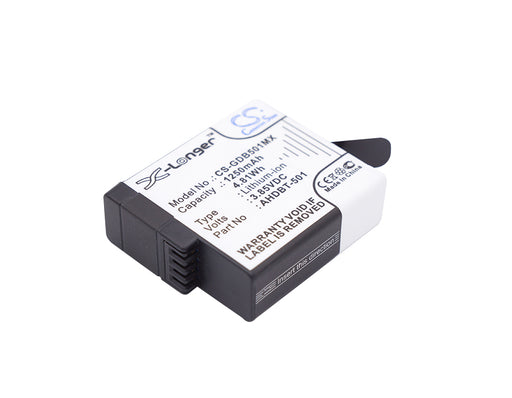 Gopro 601-10197-00 AABAT-001 AABAT-001-AS  1250mAh Replacement Battery-main