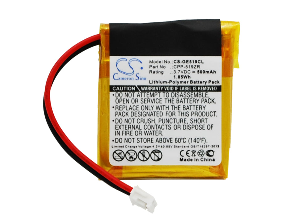 GE 2-5110 5-2682 Replacement Battery-main