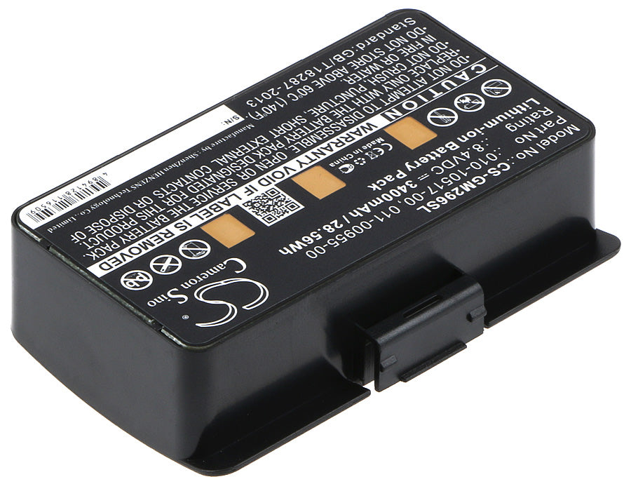 Batería 2600mAh Para Garmin GPSMAP 276, 296, 376, 478 - Compatible Con Modelo 010-00543-00, 7.4V Li-ion