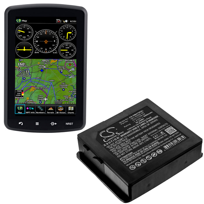 Garmin Aera 795 Aera 796 6800mAh GPS Replacement Battery-4
