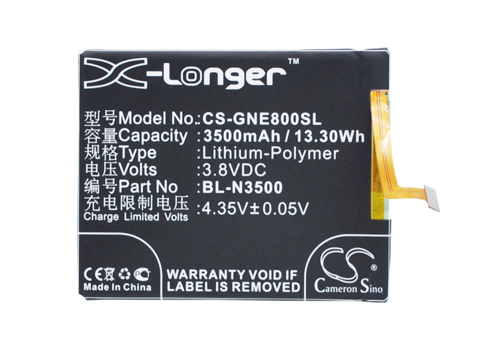 Gionee Elife E8 GN9008 Mobile Phone Replacement Battery-5