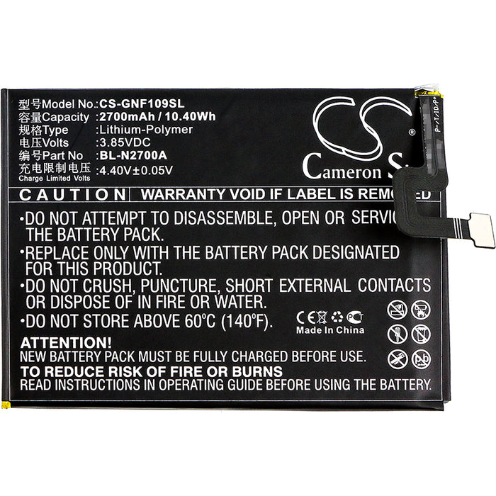 Gionee F109 F109L F109N Mobile Phone Replacement Battery-3