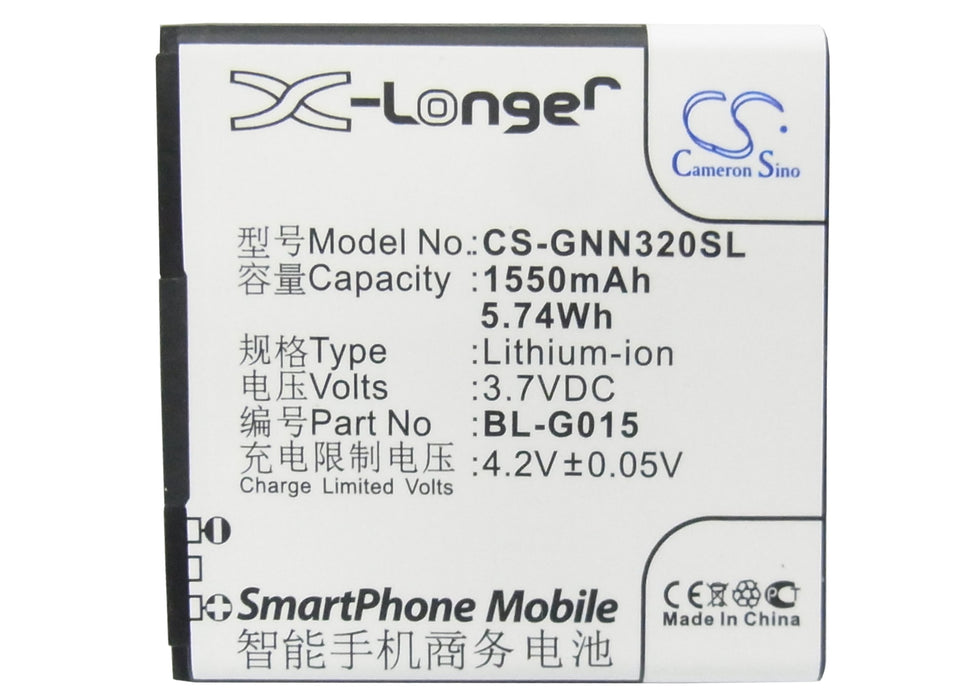 Gionee GN205 GN320 GN380 Mobile Phone Replacement Battery-5