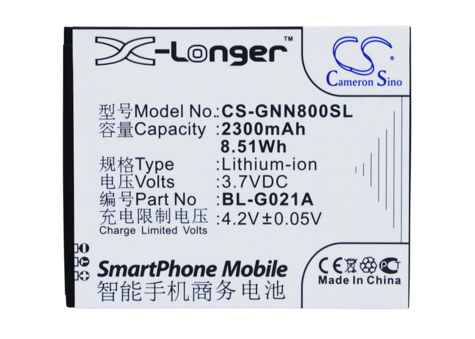 Gionee GN708T GN708W GN800 GN878 S214 Mobile Phone Replacement Battery-5