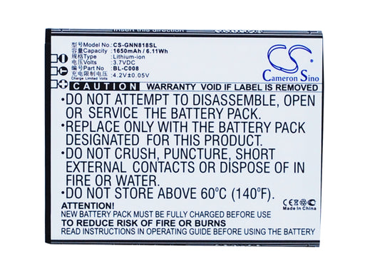 Gionee GN705T GN705W GN818T Replacement Battery-main