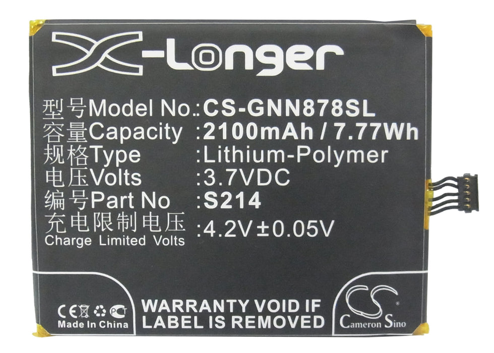 Gionee GN878 Mobile Phone Replacement Battery-5